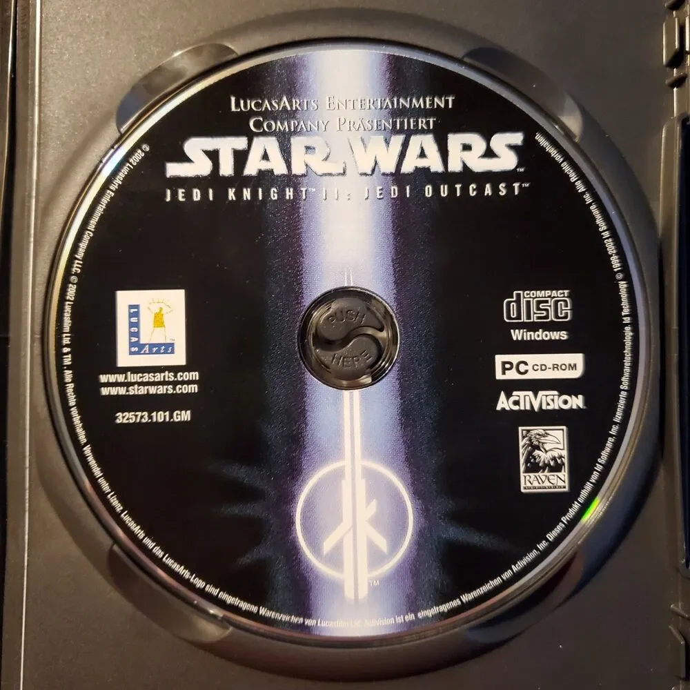 Star Wars JEDI KNIGHT II 2 JEDI OUTCAST Lucasarts Windows PC Game DE Germany